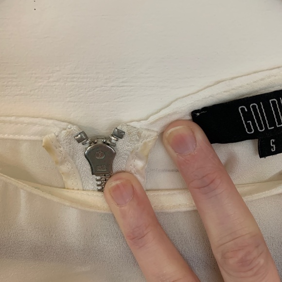 White Sheer Blouse - Picture 4 of 4